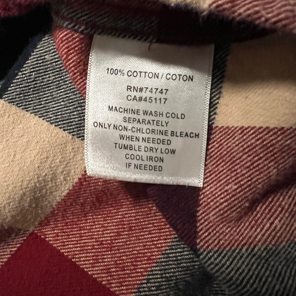 RedHead XL Plaid Flannel Button Down Casual Shirt - Picture 6 of 6